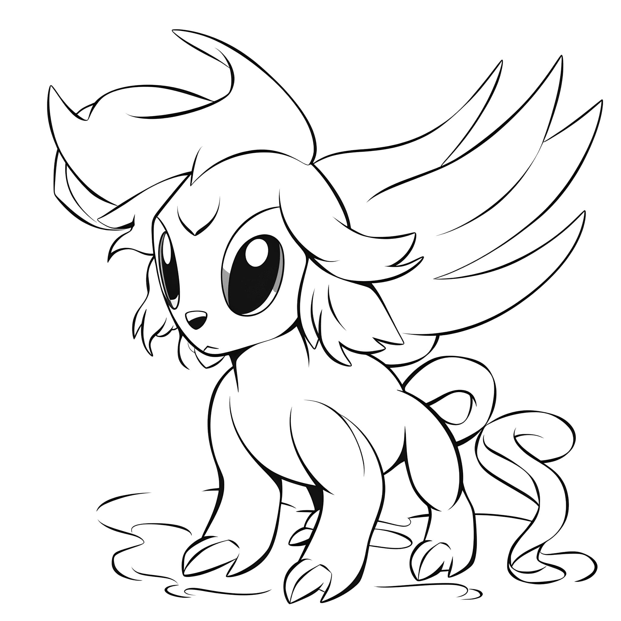 Mega Absol Coloring Pages